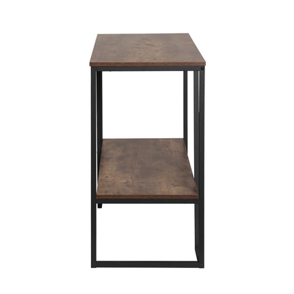 Artiss Console Table 106CM 2-tier Walnut Cora.