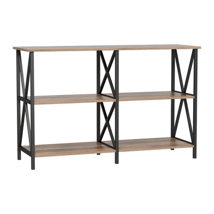 Artiss Console Table 120CM 3-tier Walnut Xiah.