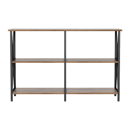 Artiss Console Table 120CM 3-tier Walnut Xiah.