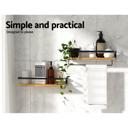 Artiss Floating Wall Shelf Set of 2.