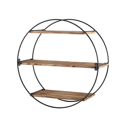 Artiss Floating Wall Shelf Round 3-Tier.