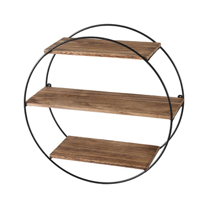 Artiss Floating Wall Shelf Round 3-Tier.