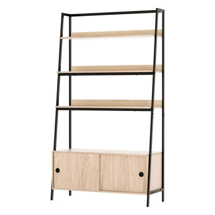 Artiss Bookshelf 5 Tier Cube Cabinet MIRA Oak.