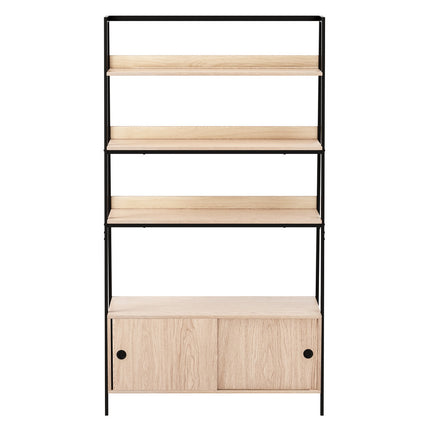 Artiss Bookshelf 5 Tier Cube Cabinet MIRA Oak.