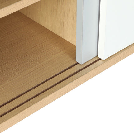 Artiss Shoe Cabinet 30 Pairs Sliding Doors.