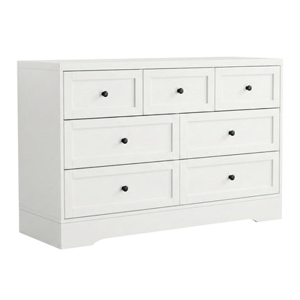 Artiss 7 Chest of Drawers Dresser Table White.