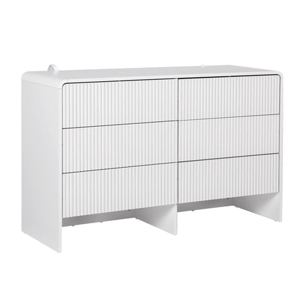 Artiss 6 Chest of Drawers Dresser Cabinet Beige.