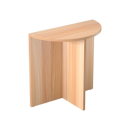 Artiss Coffee Table Semi-circle 48CM Pine Elva.