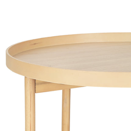 Artiss Coffee Table Side Table Round 70CM.