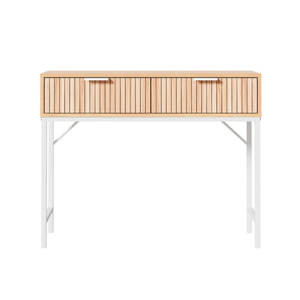 Artiss Console Table 2 Drawers 92CM.