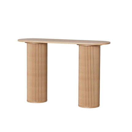 Artiss Console Table Oval 115CM Pine Blake.