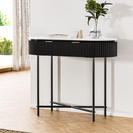Artiss Console Table 2 Drawers 100CM.