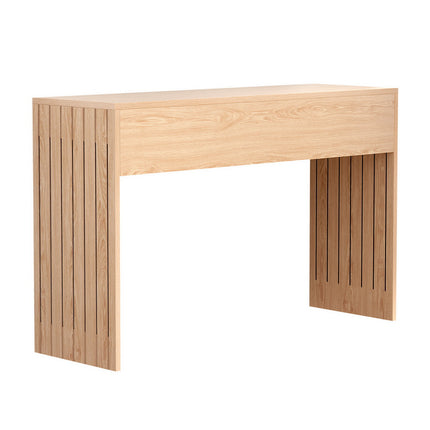 Artiss Console Table Hallway Fluted 120CM Pine.