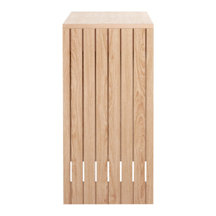 Artiss Console Table Hallway Fluted 120CM Pine.