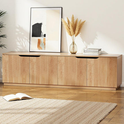 Artiss Storage Ottoman Blanket Box 140cm Fluted Black.