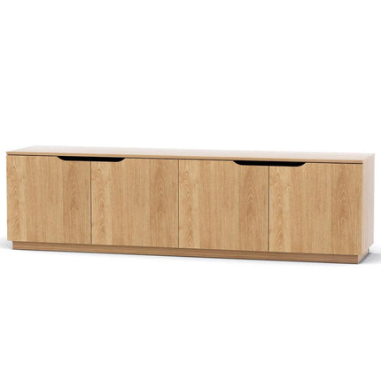 Artiss Storage Ottoman Blanket Box 140cm Fluted Black.