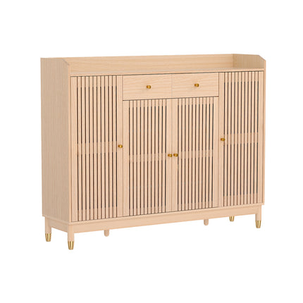 Artiss Shoe Rack Cabinet with Shelves 26 Pairs Pine.
