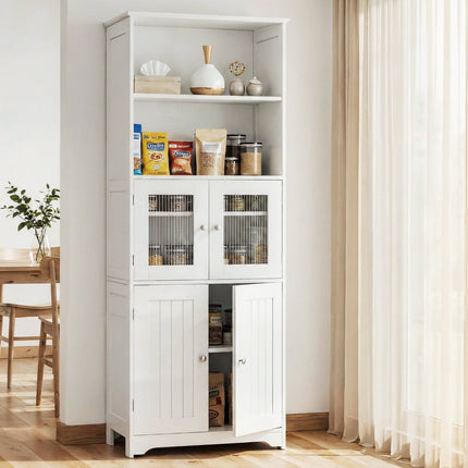 Artiss Buffet Sideboard Cabinet Pantry Kitchen Bathroom Storage Cupboard 160cm.