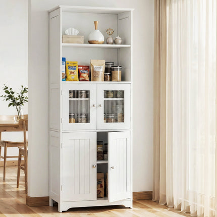 Artiss Buffet Sideboard Cabinet Pantry Kitchen Bathroom Storage Cupboard 160cm.