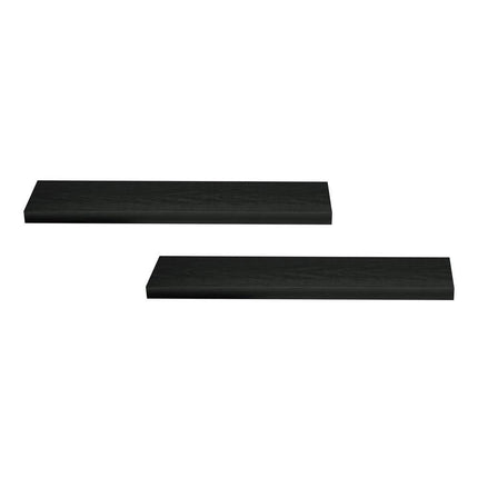 Artiss Floating Wall Shelf Set of 2 Black 90CM.