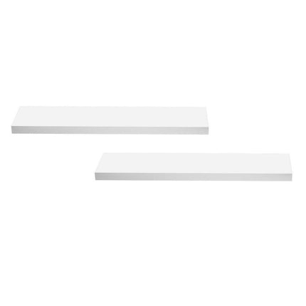 Artiss Floating Wall Shelf Set of 2 White 90CM.