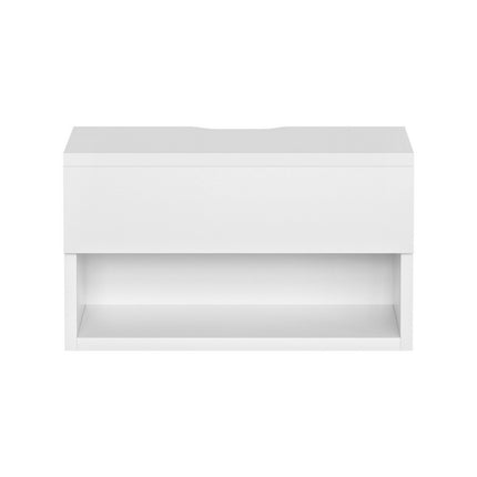 Artiss Floating Bedside Table Nightstand Drawer White.