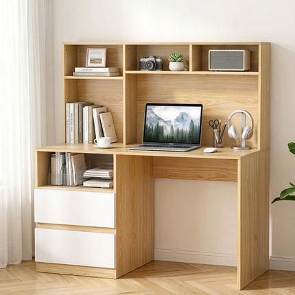 Artiss Computer Desk Office Study Desks Table Bookshelf Drawer.