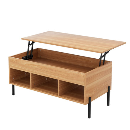Artiss Coffee Table Lift-top Oak.
