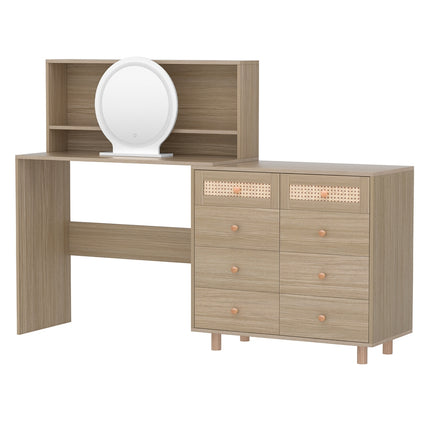 Artiss Bed Frame Bed Head Headboard King Velvet IRIS Beige.