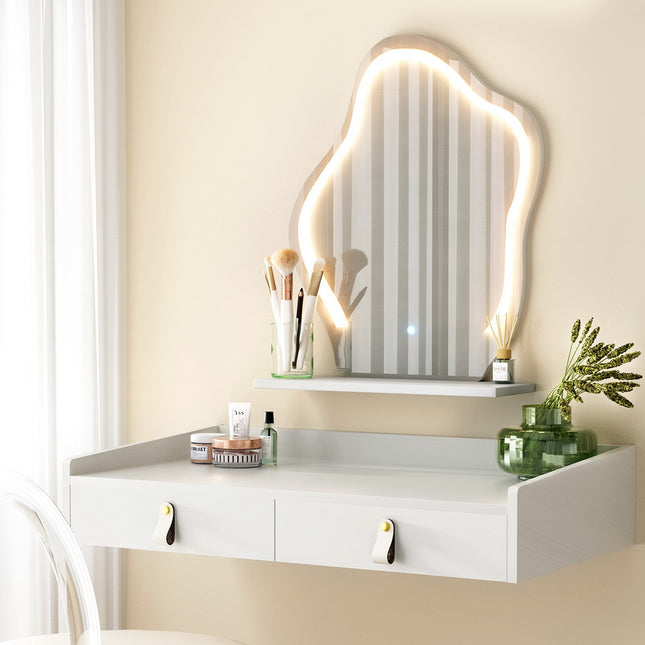 Artiss Dressing Table Floating LED White Daphne.