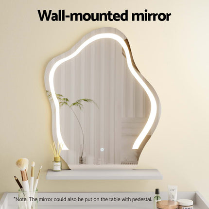 Artiss Dressing Table Floating LED White Daphne.