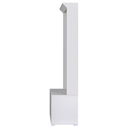 Artiss Shoe Rack Cabinet Hall Tree Coat Rack 180CM White.