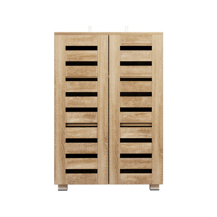 Artiss Shoe Rack Cabinet 20 Pairs 5-tier Wood Alster.