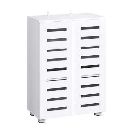 Artiss Shoe Rack Storage Cabinet 20 Pairs 5-tier White Alster.