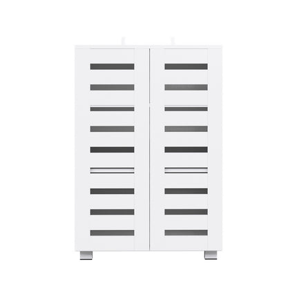Artiss Shoe Rack Storage Cabinet 20 Pairs 5-tier White Alster.
