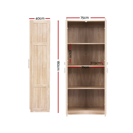 Artiss Buffet Sideboard Cupboard Cabinet Pantry Organiser Adjustable Shelves.
