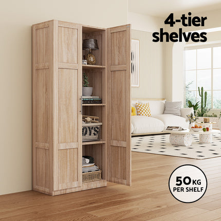 Artiss Buffet Sideboard Cupboard Cabinet Pantry Organiser Adjustable Shelves.