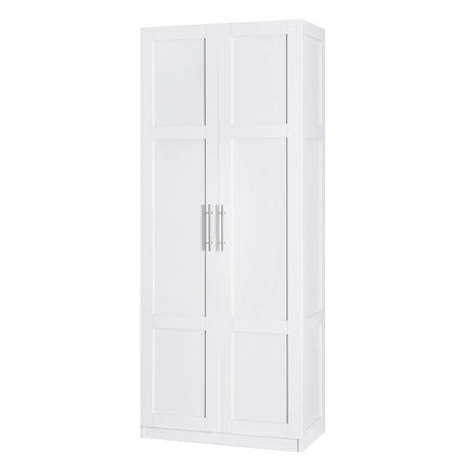 Artiss 2 Door Buffet Sideboard Cupboard Cabinet Pantry White.
