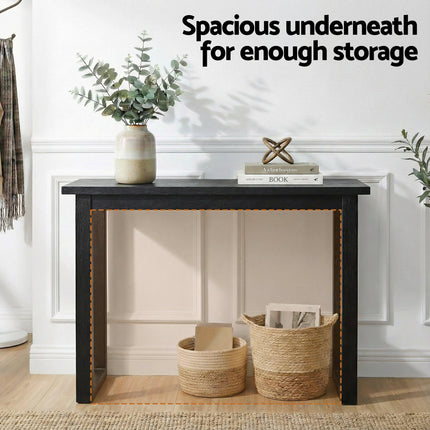 Artiss Console Table 110CM Black.