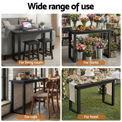 Artiss Console Table 110CM Black.