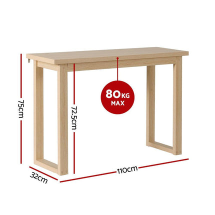 Artiss Console Table 110CM Pine.