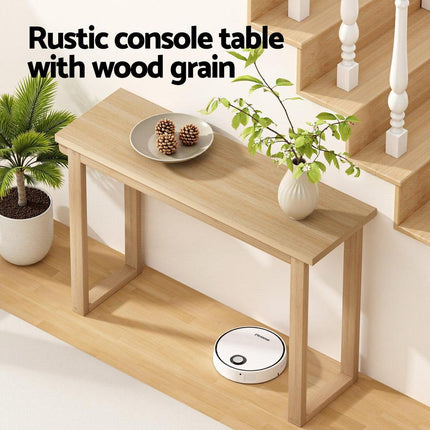Artiss Console Table 110CM Pine.