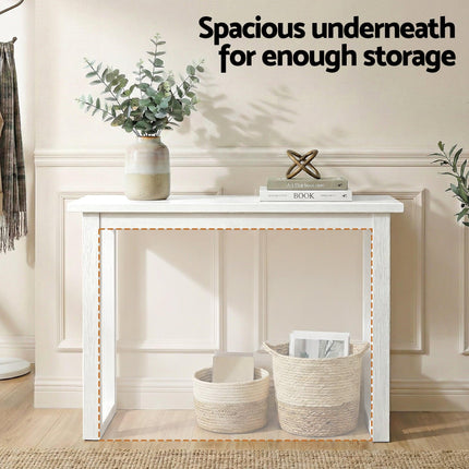 Artiss Console Table 110CM White.