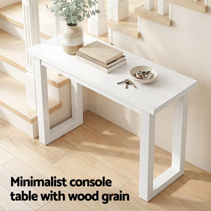 Artiss Console Table 110CM White.