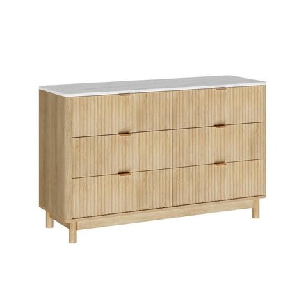 Artiss 6 Chest of Drawers Dresser Table Pine.