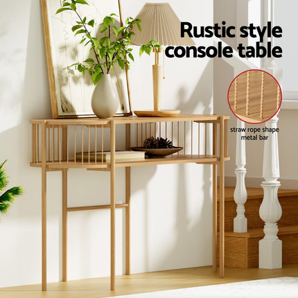Artiss Console Table 124CM Pine.