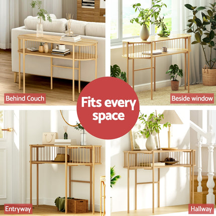Artiss Console Table 124CM Pine.