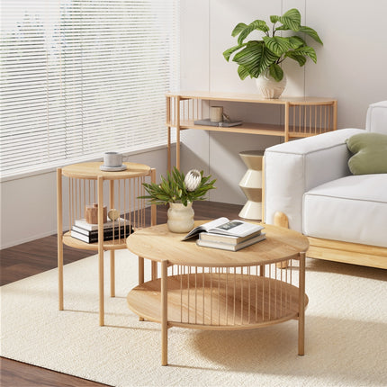Artiss Console Table 124CM Pine.