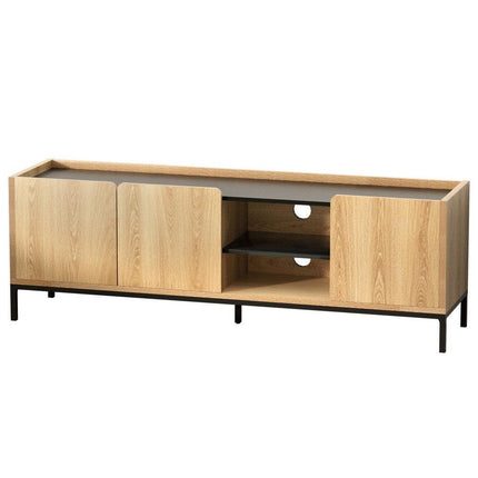 Artiss TV Unit Entertainment Unit Storage Cabinet Shelf 160cm Pine.