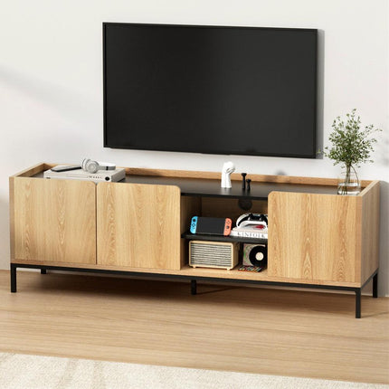 Artiss TV Unit Entertainment Unit Storage Cabinet Shelf 160cm Pine.